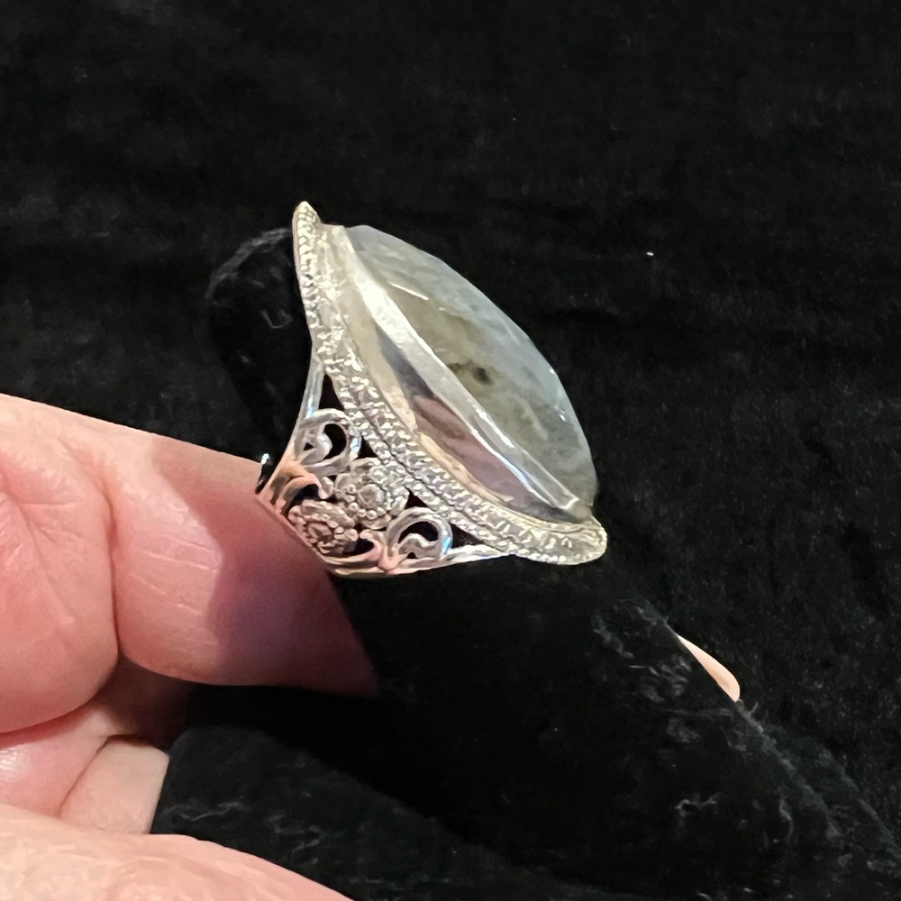Oval Moonstone Ring - image 2